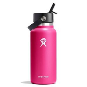 Hydro Flask -  32oz Wide Mouth Flex Straw Water Bottl Zinnia